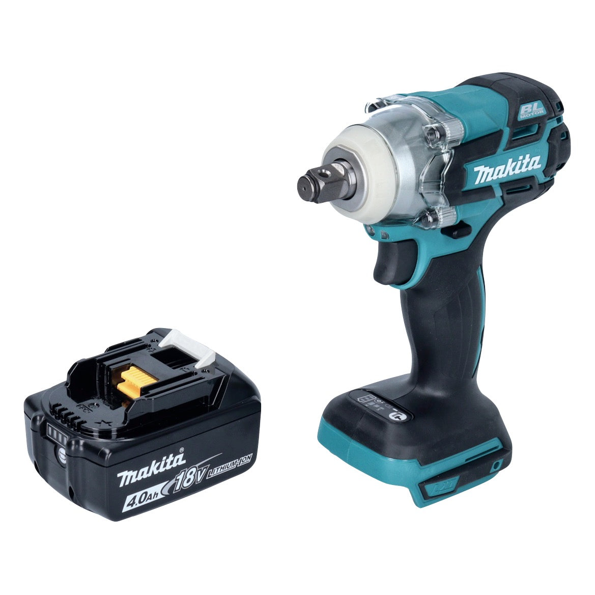 Makita DTW 285 M1 clé à chocs sans fil 18 V 280 Nm 1/2" sans balais + 1x batterie 4,0 Ah - sans chargeur