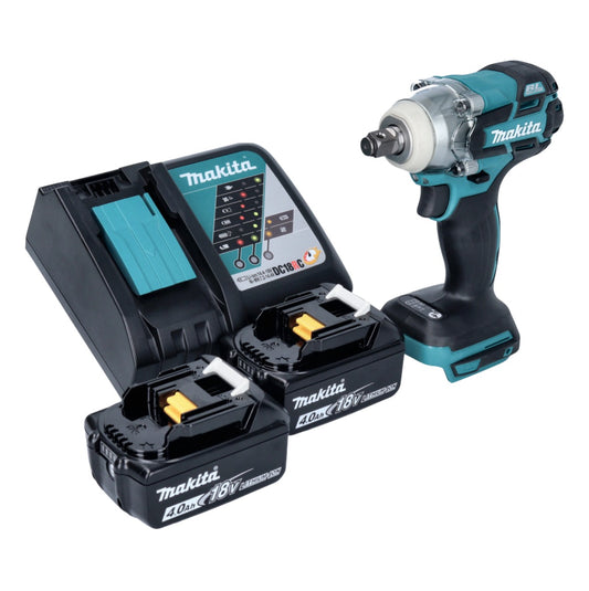 Makita DTW 285 RM clé à chocs sans fil 18 V 280 Nm 1/2" sans balai + 2x batterie 4,0 Ah + chargeur