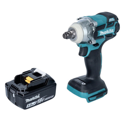 Makita DTW 285 T1 Akku Schlagschrauber 18 V 280 Nm 1/2" Brushless + 1x Akku 5,0 Ah - ohne Ladegerät