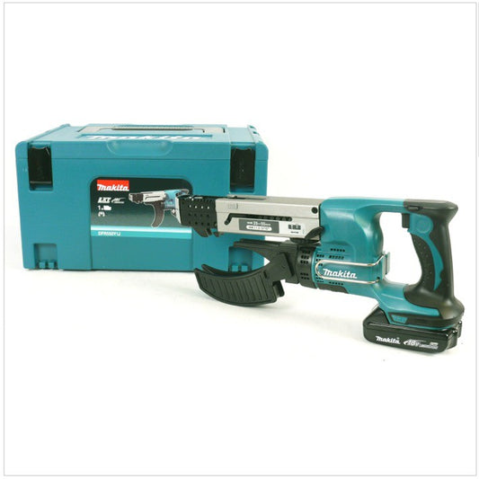 Makita DFR 550 Y1J Akku Magazinschrauber 18 V 25-55mm + 1x Akku 1,5Ah + Makpac - ohne Ladegerät - Toolbrothers