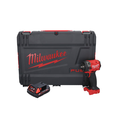 Milwaukee M18 FIW2F38-201X Akku Schlagschrauber 18 V 339 Nm 3/8 " Brushless + 1x Akku 2,0 Ah + HD Box - ohne Ladegerät