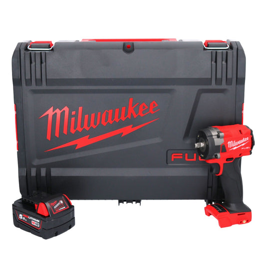 Clé à chocs sans fil Milwaukee M18 FIW2F38-501X 18 V 339 Nm 3/8" brushless + 1x batterie 5,0 Ah + boîtier HD - sans chargeur