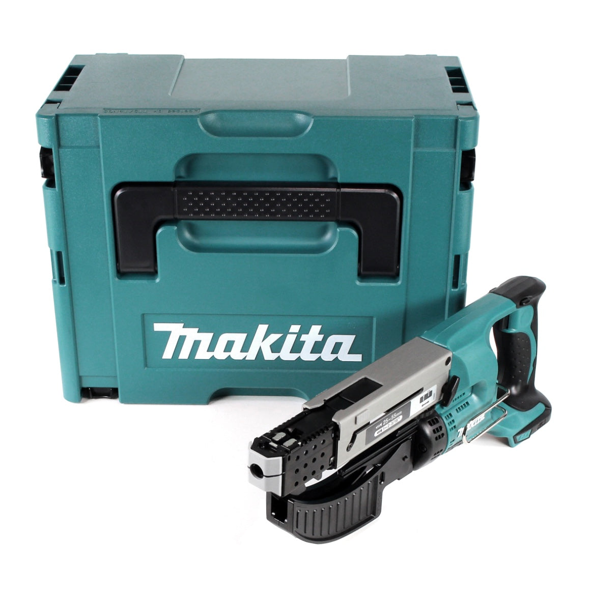 Makita DFR 550 ZJ Akku Magazinschrauber 18 V 25 - 55 mm + Makpac - ohne Akku, ohne Ladegerät - Toolbrothers