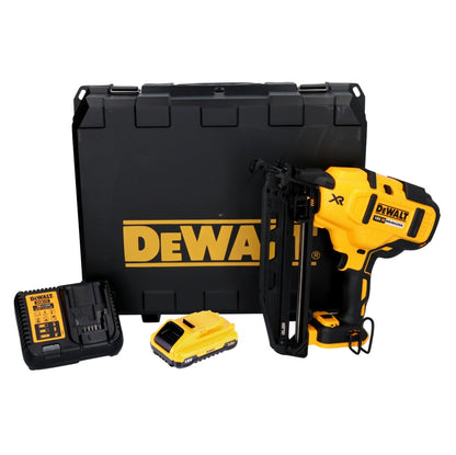 DeWalt DCN 660 L1 Akku Nagler 18V 32-63 mm Brushless + 1x Akku 3,0 Ah + Ladegerät + Koffer