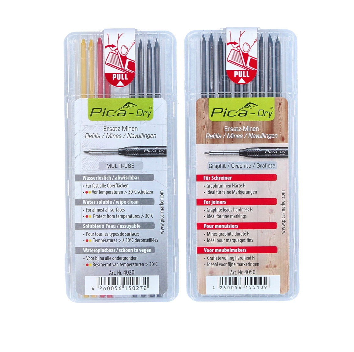 Pica Marker Pica Dry Longlife Automatic Pencil Vorteils Box ( 3097 ) + 18 Ersatz Mine