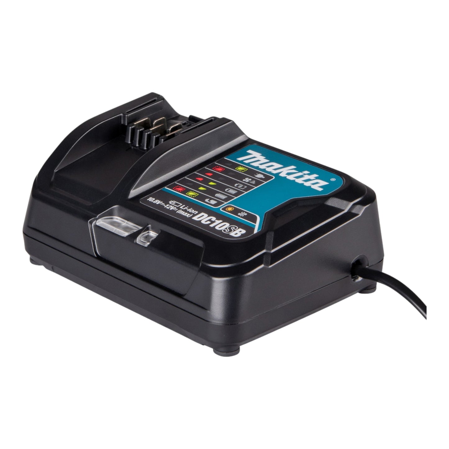 Perceuse d'angle sur batterie Makita DA 332 DSYJ 12 V max. 12 mm + 2x batteries 1,5 Ah + chargeur + Makpac.