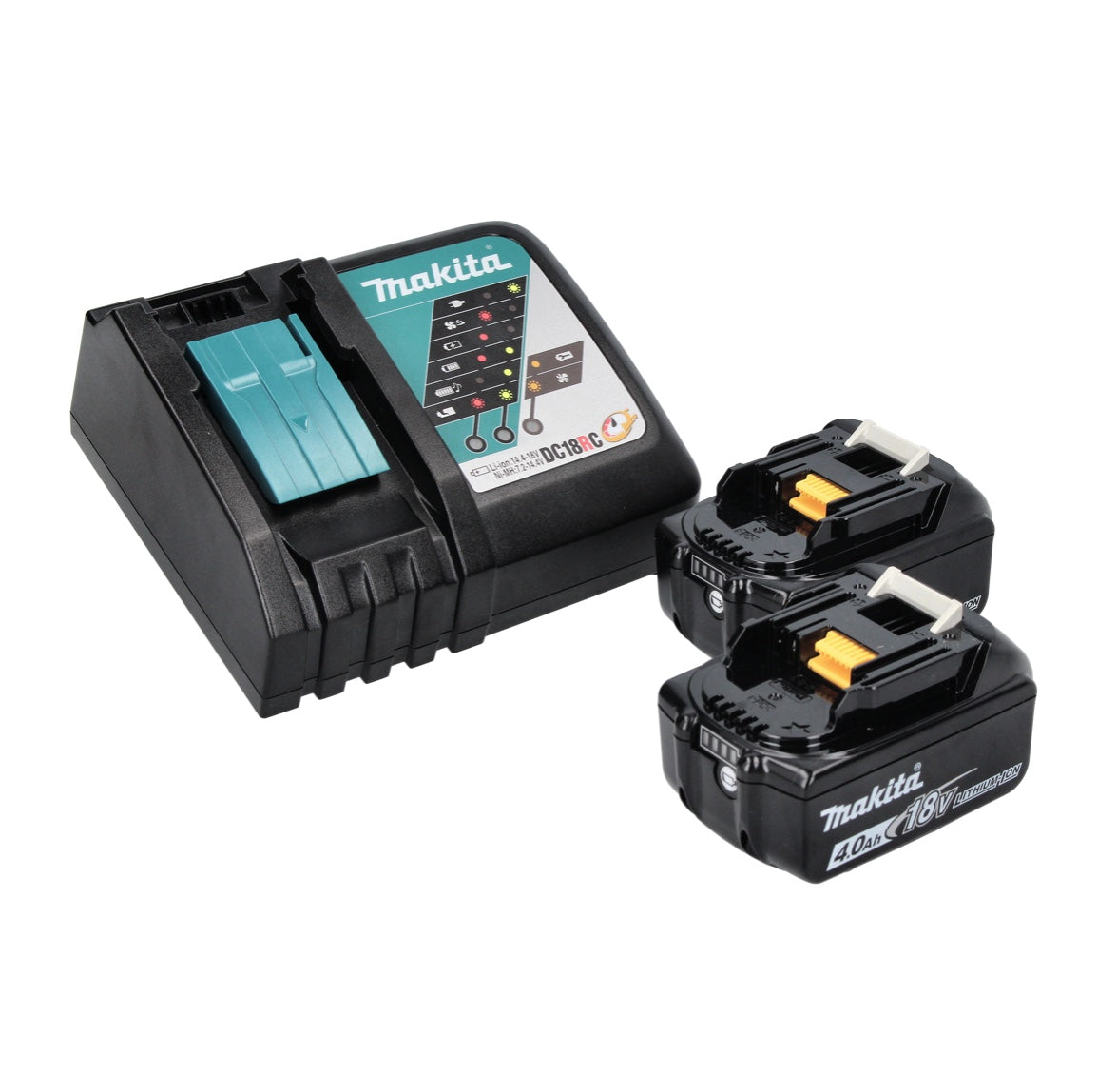 Makita DMR 114 RMB Akku Radio 12 V - 18 V Bluetooth IP65 + 2x Akku 4,0 Ah + Ladegerät - Toolbrothers