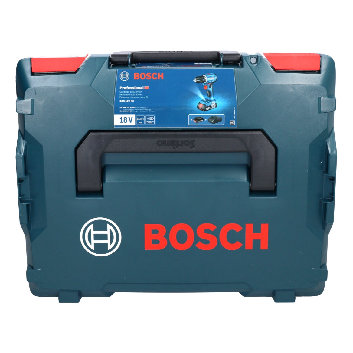 Bosch GSR 18V-45 Akku Bohrschrauber 18 V 45 Nm ( 06019K3201 ) Brushless + L-Boxx - ohne Akku, ohne Ladegerät