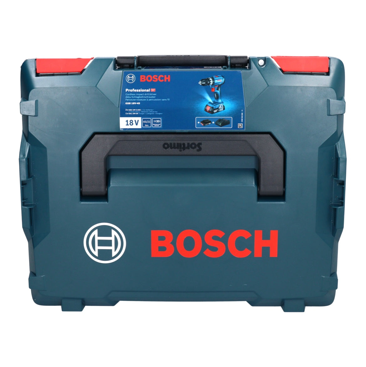 Bosch GSB 18V-45 Akku Schlagbohrschrauber 18 V 45 Nm ( 06019K3301 ) Brushless + L-Boxx - ohne Akku, ohne Ladegerät - Toolbrothers