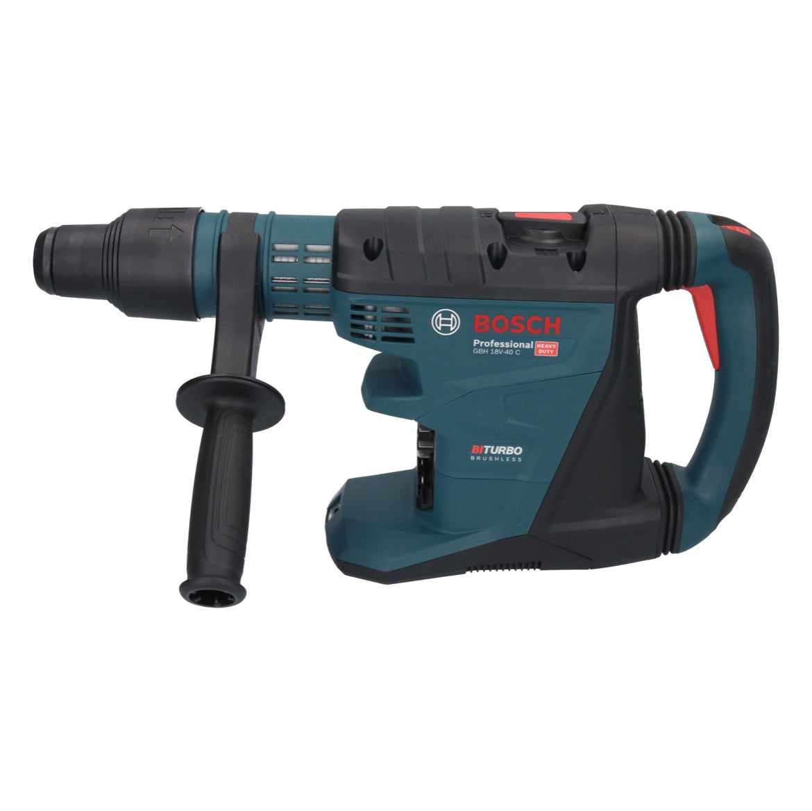 Bosch GBH 18V-40 C Professional Akku Bohrhammer 18 V 9,0 J SDS max BITURBO Brushless + 1x ProCORE Akku 4,0 Ah + Ladegerät + XL-BOXX