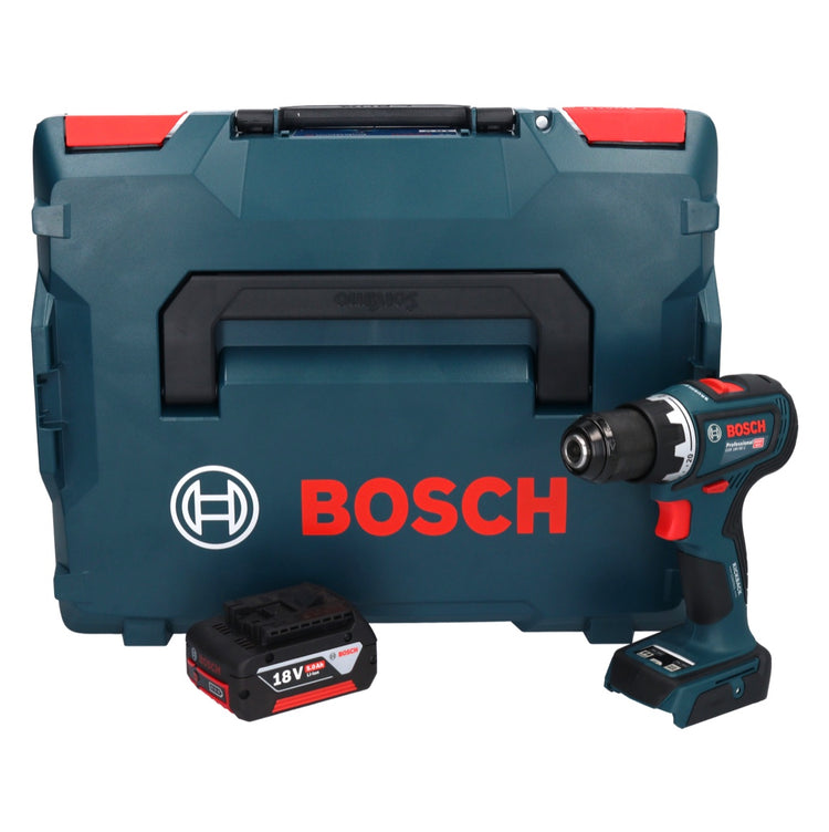 Bosch GSR 18V-90 C Professional Akku Bohrschrauber 18 V 64 Nm Brushless + 1x Akku 5,0 Ah + L-Boxx - ohne Ladegerät - Toolbrothers