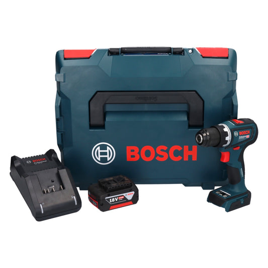 Bosch GSR 18V-90 C Professional Akku Bohrschrauber 18 V 64 Nm Brushless + 1x Akku 5,0 Ah + Ladegerät + L-Boxx - Toolbrothers