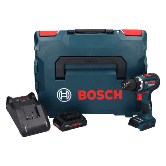 Bosch GSR 18V-90 C Professional Akku Bohrschrauber 18 V 64 Nm Brushless + 1x ProCORE Akku 4,0 Ah + Ladegerät + L-Boxx - Toolbrothers