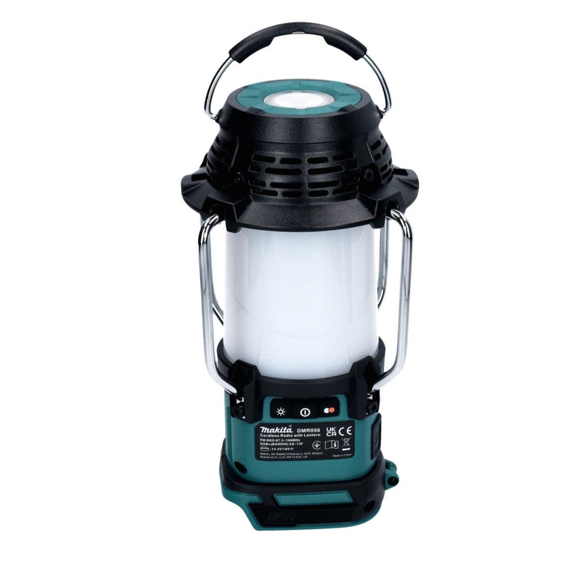 Makita DMR 056 Akku Radio 18 V FM DAB+ mit Laterne 360° Taschenlampe IP65 Solo - ohne Akku, ohne Ladegerät - Toolbrothers