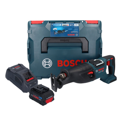 Bosch GSA 18V-28 Akku Säbelsäge 18 V BITURBO Brushless + 1x ProCORE Akku 5,5 Ah + Ladegerät + L-Boxx