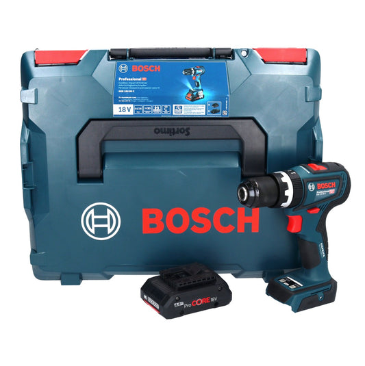 Bosch GSB 18V-90 C Professional Akku Schlagbohrschrauber 18 V 64 Nm Brushless + 1x ProCORE Akku 4,0 Ah + L-Boxx - ohne Ladegerät - Toolbrothers