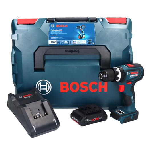 Bosch GSB 18V-90 C Professional Akku Schlagbohrschrauber 18 V 64 Nm Brushless + 1x ProCORE Akku 4,0 Ah + Ladegerät + L-Boxx - Toolbrothers