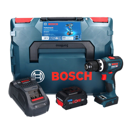 Bosch GSB 18V-90 C Professional Akku Schlagbohrschrauber 18 V 64 Nm Brushless + 1x ProCORE Akku 5,5 Ah + Ladegerät + L-Boxx - Toolbrothers