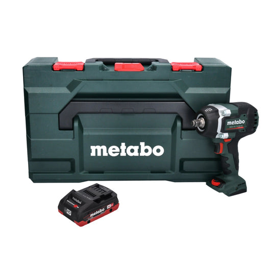 Clé à chocs sans fil Metabo SSW 18 LTX 800 BL 18 V 800 Nm 1/2" brushless + 1x batterie 4,0 Ah + metaBOX - sans chargeur