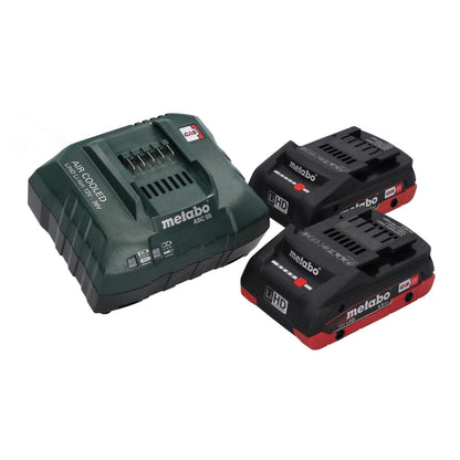 Visseuse à chocs sans fil Metabo SSW 18 LTX 800 BL 18 V 800 Nm 1/2" sans balais + 2x batterie 4,0 Ah + chargeur + métaBOX