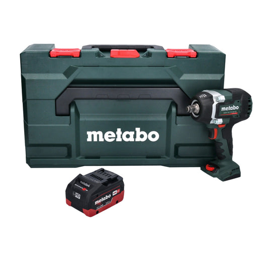 Clé à chocs sans fil Metabo SSW 18 LTX 800 BL 18 V 800 Nm 1/2" brushless + 1x batterie 5,5 Ah + metaBOX - sans chargeur