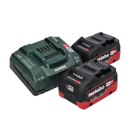 Visseuse à chocs sans fil Metabo SSW 18 LTX 800 BL 18 V 800 Nm 1/2" (602403660) sans balais + 2x batterie 5,5 Ah + chargeur + métaBOX