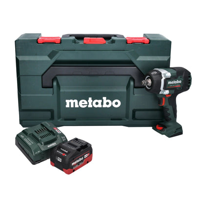 Visseuse à chocs sans fil Metabo SSW 18 LTX 800 BL 18 V 800 Nm 1/2" sans balais + 1x batterie 8,0 Ah + chargeur + métaBOX