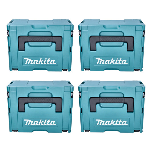 Makita MAKPAC Gr. 3 Kunststoffkoffer 395 x 295 x 215 mm 4 Stk. ( 4x 821551-8 ) - Toolbrothers
