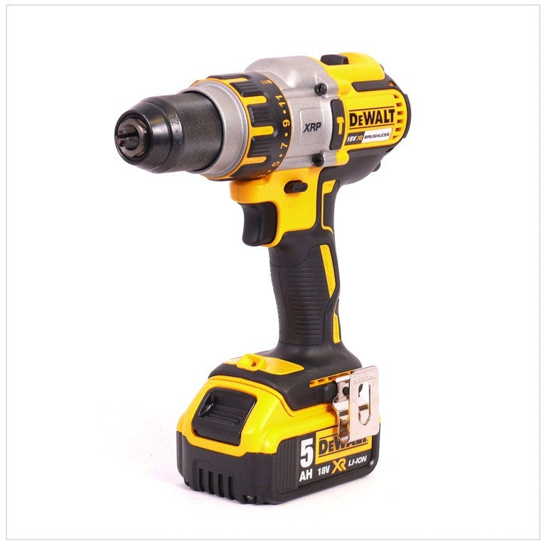 Dewalt DCD 995 P2 Akku Schlagbohrschrauber 18V 80Nm + 2x Akkus 5,0Ah + Ladegerät im TSTAK Koffer - Toolbrothers