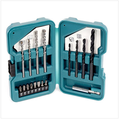 Makita D-40216 Bit & Bohrer Set 17 tlg. im Kunststoffkoffer - Toolbrothers