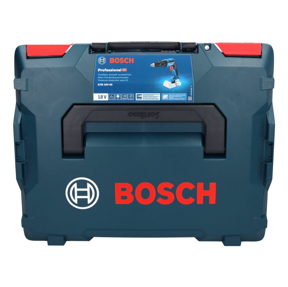 Bosch GTB 18V-45 Akku Trockenbauschrauber 18 V 32 Nm ( 06019K7002 ) Brushless + 2x ProCORE Akku 4,0 Ah + Ladegerät + L-Boxx