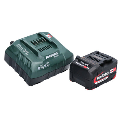 Metabo W 18 L 9-125 Meuleuse d'angle sur batterie Quick 18 V 125 mm + 1x batterie 4,0 Ah + chargeur + métaBOX