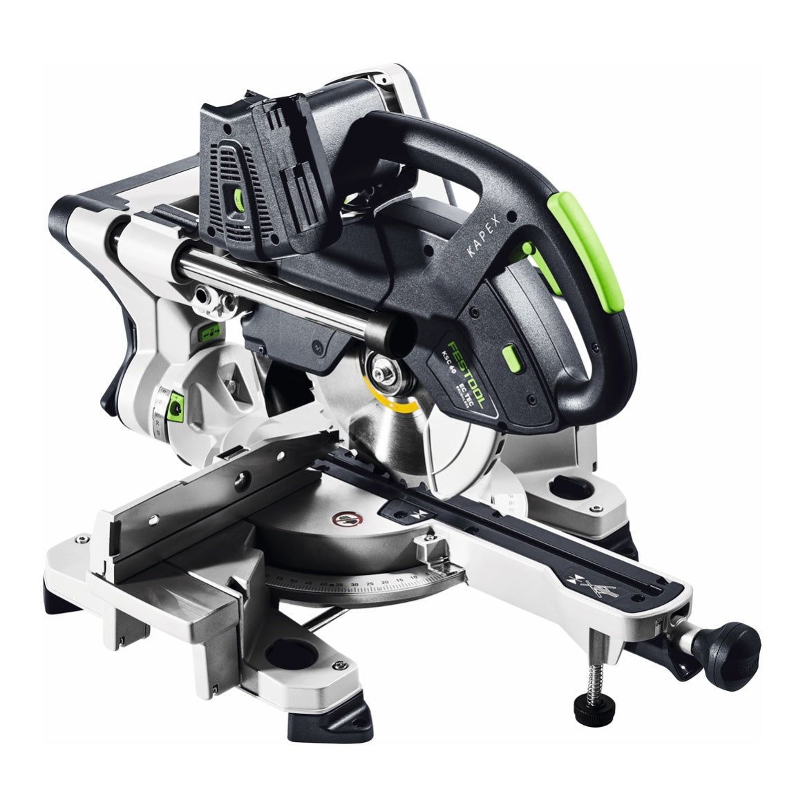 Festool KSC 60 EB-Basic KAPEX Akku Kapp Zugsäge 18 V / 36 V 216 mm Brushless + 2x Akku 4,0 Ah - ohne Ladegerät - Toolbrothers