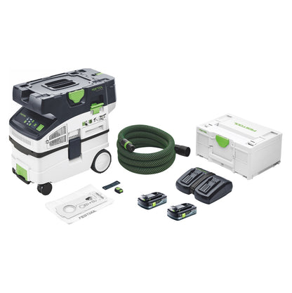 Festool CTLC MIDI Akku Absaugmobil 36 V ( 2x 18 V ) Staubkl. L + 2x Akku 4,0 Ah + Ladegerät + Systainer - Toolbrothers