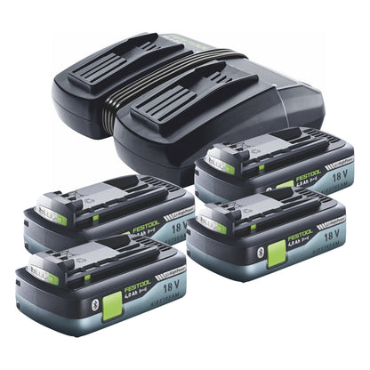 Festool CTMC MIDI Akku Absaugmobil 36 V ( 2x 18 V ) Staubkl. M + 4x Akku 4,0 Ah + Ladegerät + Systainer - Toolbrothers