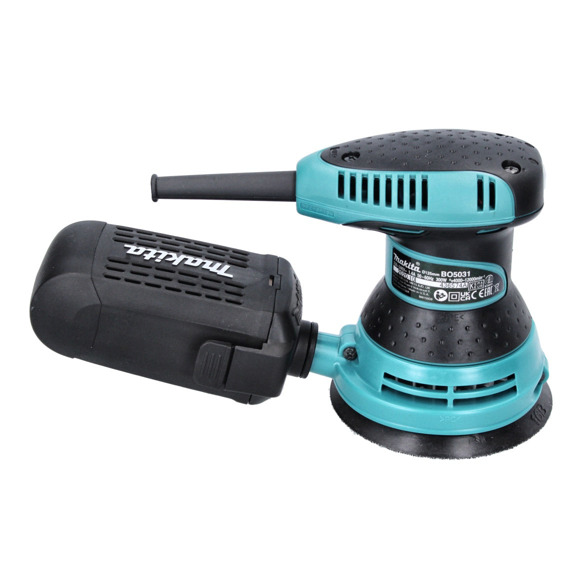 Makita BO 5031 J Exzenterschleifer Schleifmaschine 300 Watt 125 mm + Makpac - Toolbrothers