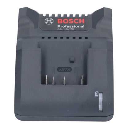 Bosch GAL 18V-20 Akku Ladegerät 10,8 - 18 V 2 A ( 2607226281 ) + 4x GBA 18 V 2,0 Ah Akku ( 4x 1600Z00036 ) - Toolbrothers