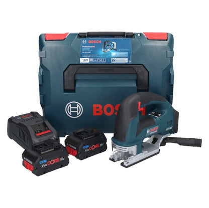 Bosch GST 18V-155 BC Akku Stichsäge 18 V 135 mm Brushless + 2x ProCORE Akku 5,5 Ah + Ladegerät + L-Boxx - Toolbrothers