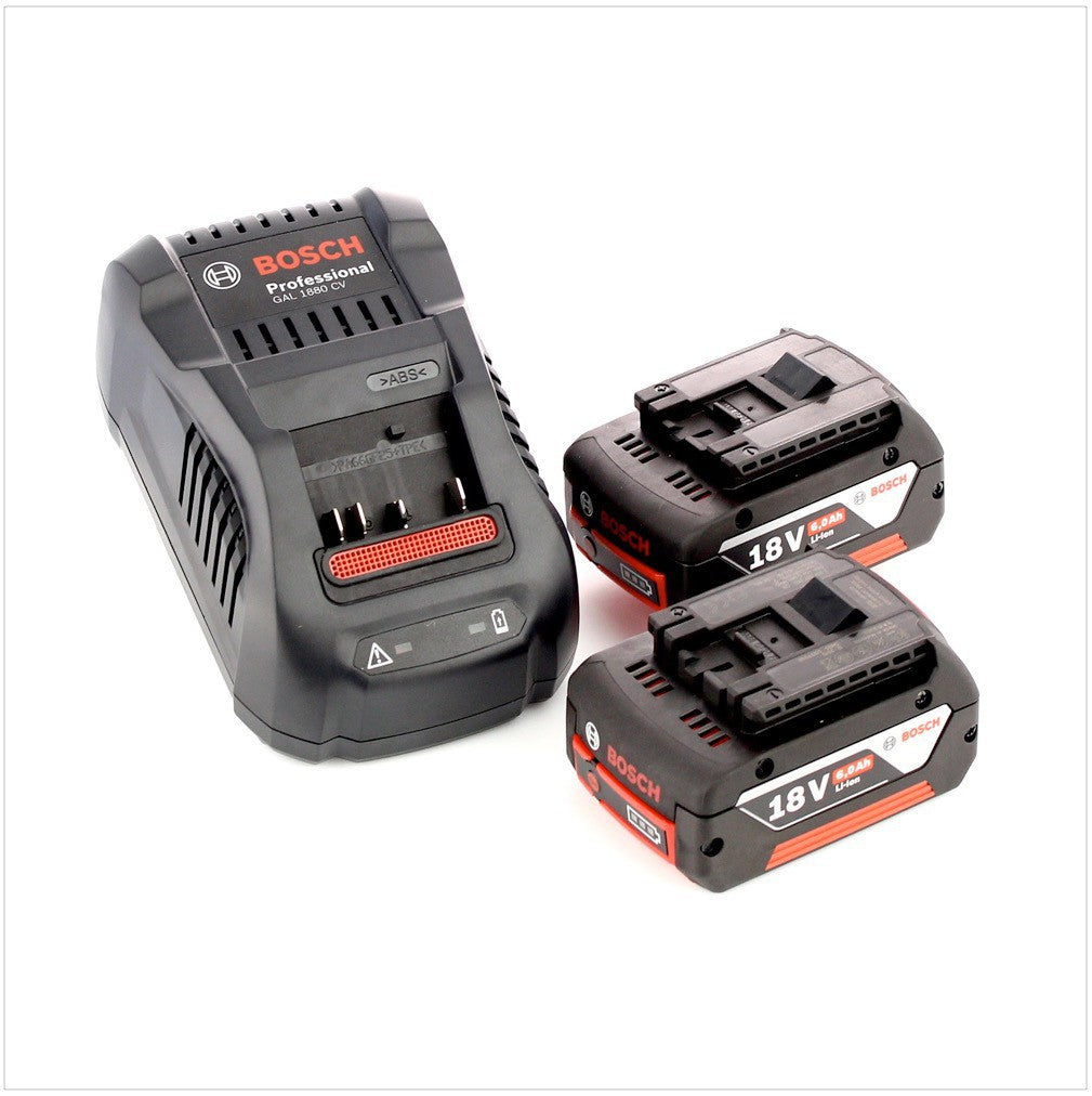 Scie sauteuse sans fil Bosch GST 18V-LI S 18 V 120 mm (06015A5171) + 2x batteries 5,0 Ah + chargeur + L-Boxx