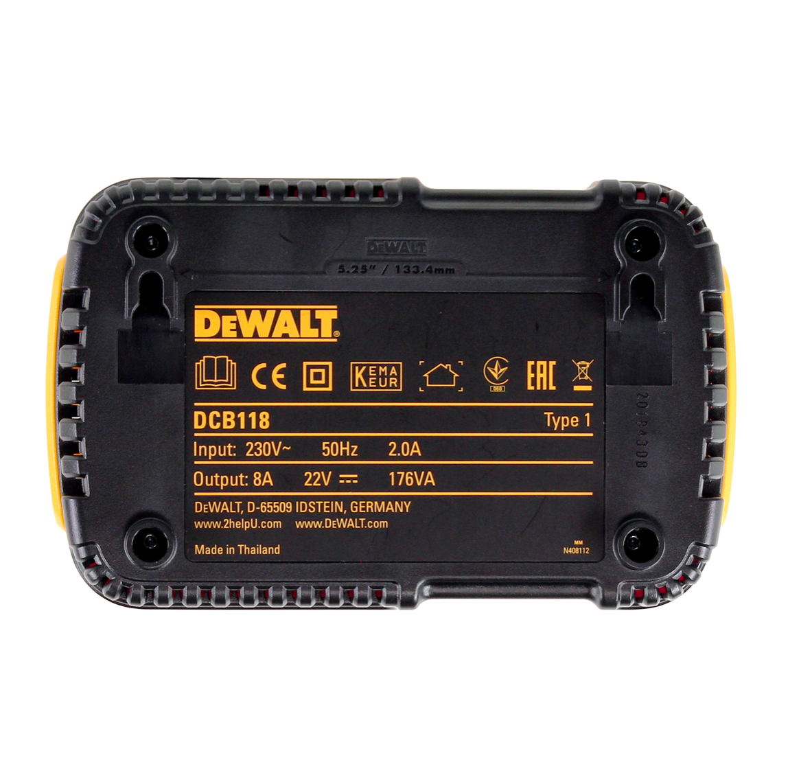 Kit de démarrage DeWalt DCB 118 X1 FlexVolt 54 V / 18 V + 1 batterie DCB 547 9,0 Ah