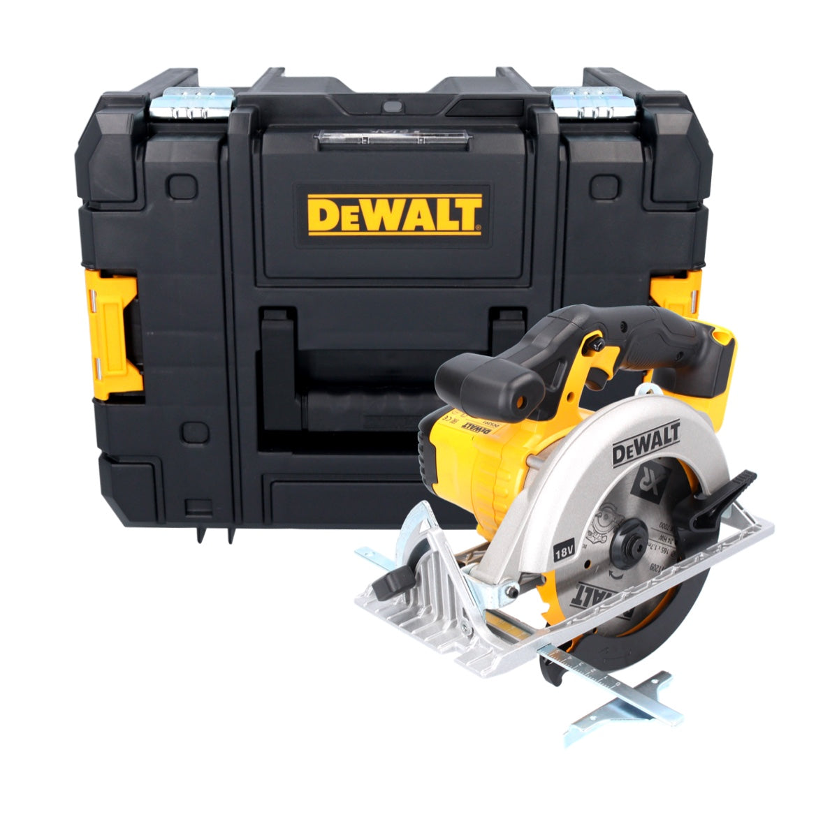 Scie circulaire sans fil DeWalt DCS 391 NT 18 V 165 mm + TSTAK - sans batterie, sans chargeur