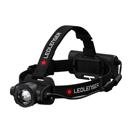 Lampe frontale LED Ledlenser H15R Core 2500 lm IP67 noir (880502) + 1x batterie + 1x câble de charge