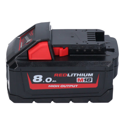 Milwaukee M18 HB8 Akku 18 V 8,0 Ah / 8000 mAh Li-Ion High Output ( 4932471070 ) mit Ladestandsanzeige - Toolbrothers