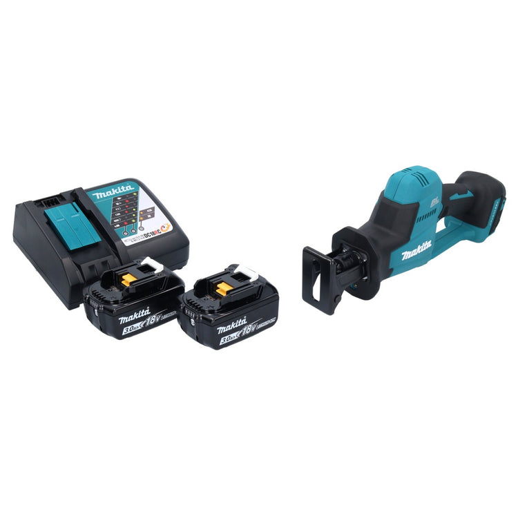 Makita DJR 189 RF Akku Reciprosäge Säbelsäge 18 V Brushless + 2x Akku 3,0 Ah + Ladegerät - Toolbrothers