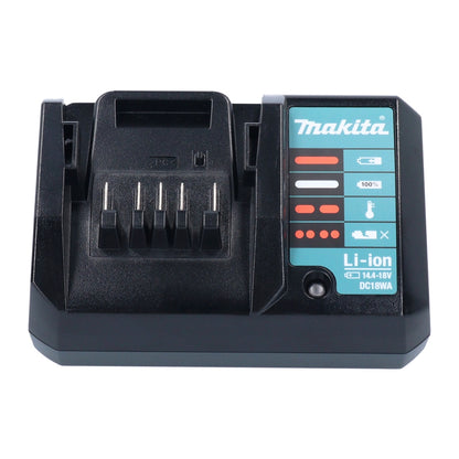 Kit source d'alimentation Makita 1x batterie BL 1815 G 18 V 1,5 Ah / 1500 mAh série G (198186-3) + chargeur DC 18 WA (195423-6)