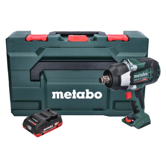 Visseuse à chocs sans fil Metabo SSW 18 LTX 1750 BL 18 V 1750 Nm 3/4" brushless + 1x batterie 4,0 Ah + metaBOX - sans chargeur