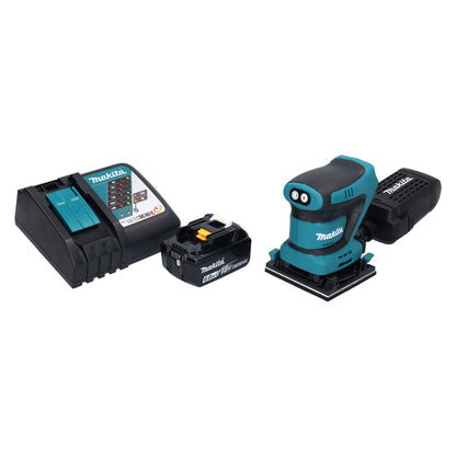 Makita DBO 480 RG1 Akku Schwingschleifer 18 V 112 x 102 mm + 1x Akku 6,0 Ah + Ladegerät