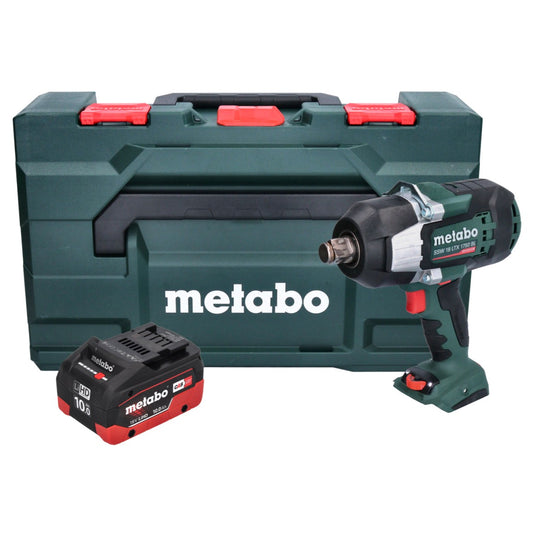 Metabo SSW 18 LTX 1750 BL Akku Schlagschrauber 18 V 1750 Nm 3/4" Brushless + 1x Akku 10,0 Ah + metaBOX - ohne Ladegerät