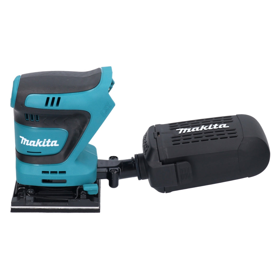 Makita DBO 480 RF1J Akku Schwingschleifer 18 V 112 x 102 mm + 1x Akku 3,0 Ah + Ladegerät + Makpac