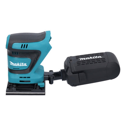 Makita DBO 480 RMJ Akku Schwingschleifer 18 V 112 x 102 mm + 2x Akku 4,0 Ah + Ladegerät + Makpac